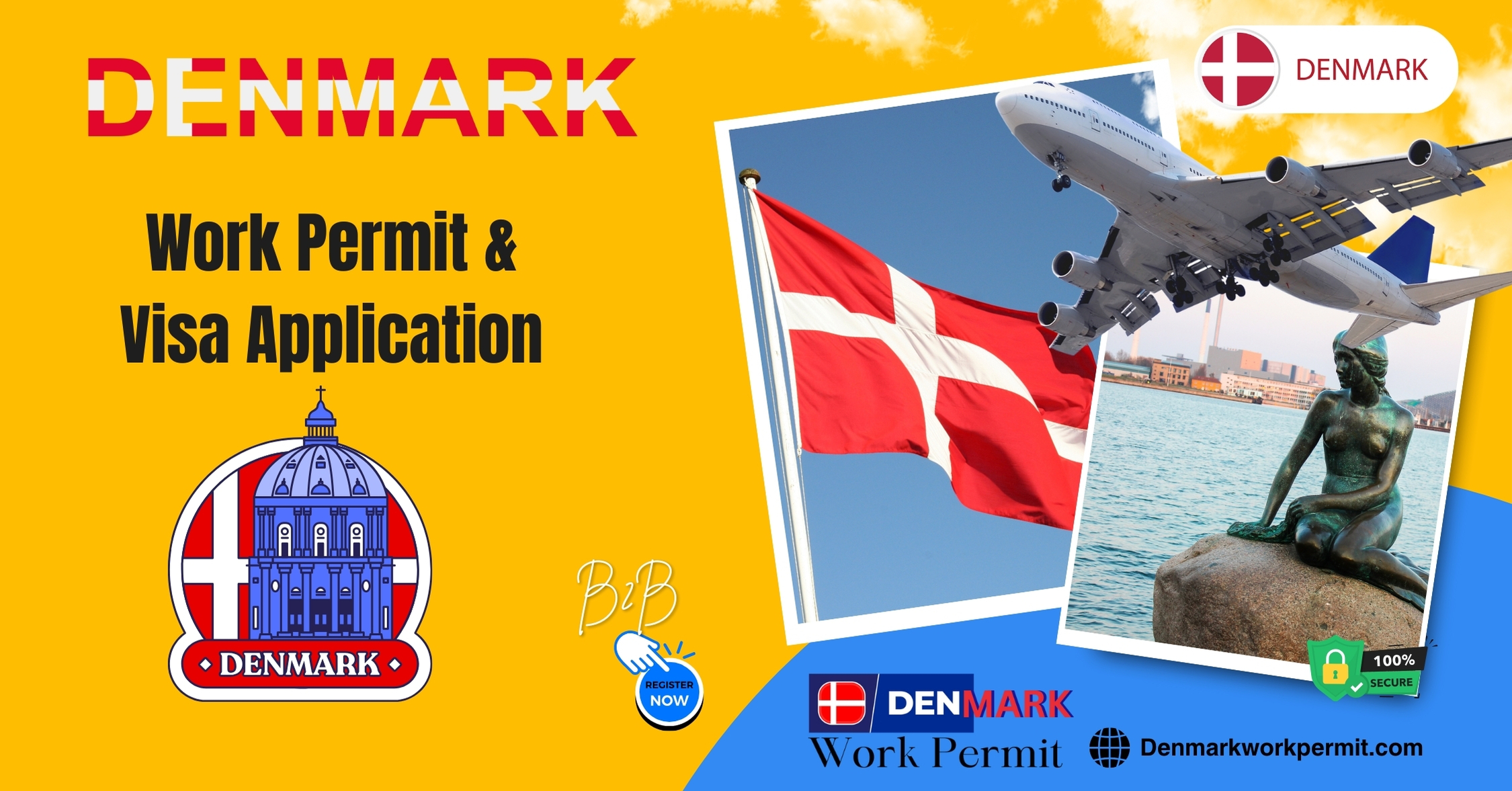 Denmark Work Permit Visa & Business Resident Visa Requirements for UK Citizens